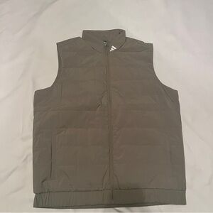 adidas Men's Dark Gray Puffer Vest